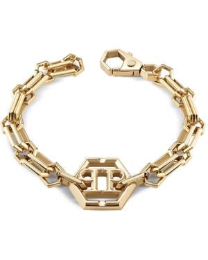 Philipp Plein Unity Chain Bracelet - Metallic