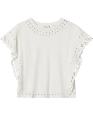 Isabel Marant Odyle Crew Neck Top - White