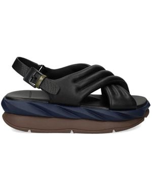 4Ccccees Mellow Mana Sandalen mit überkreuzten Riemen - Schwarz