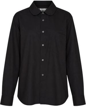 COMME DES GARÇON BLACK Camisa Con Cuello Peter Pan - Negro