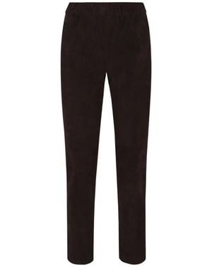 Enes Pantalon À Taille Élastiquée - Black