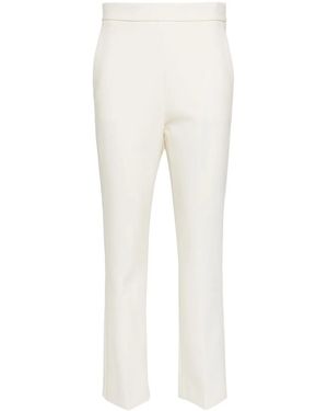 Max Mara Nepeta High-Waist-Hose - Weiß