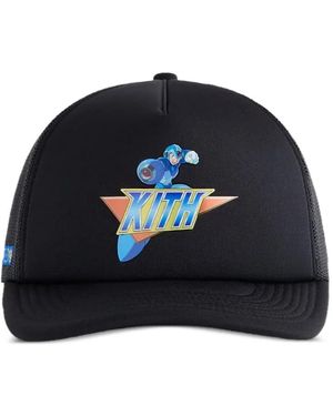 Kith X Capcom Mega- Trucker Cap Hat - Blue
