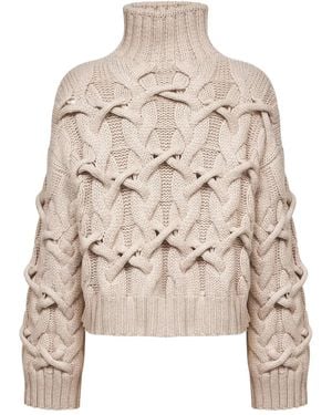 Brunello Cucinelli Cable-Knit Jumper - Natural