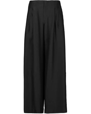 STAUD Pantalon Ample À Pinces - Black
