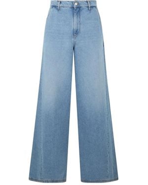 Gcds Stonewashed Jeans - Blue