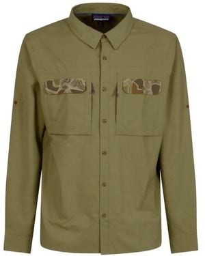 Patagonia Patterned-Flap Shirt - Green