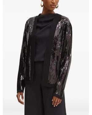 Silvian Heach Sequin-Embellished Cardigan - Black