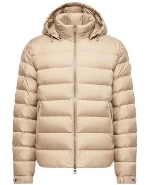 Moncler Hooded Padded Jacket - Natural