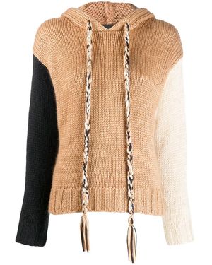 Alanui Colour-Block Hooded Sweater - Multicolor