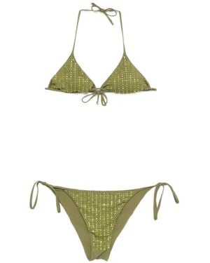 VENUJA Embellished Bikini - Green