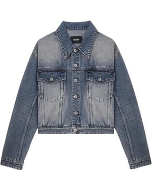 we11done Denim Jack - Blauw