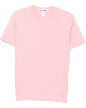 Comme des Garçons Zip-Detail T-Shirt - Pink