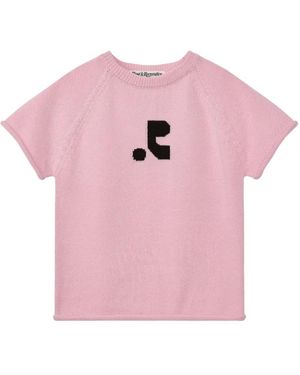 Rest&Recreation Jacquard-T-Shirt Mit Raglanärmeln - Pink