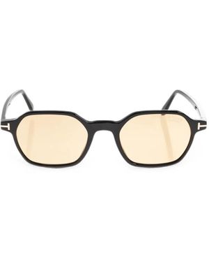 Tom Ford Joey-02 Geometric-Frame Sunglasses - Natural