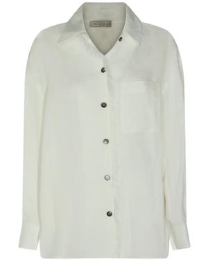 Antonelli Fringed Buttoned Shirt - White