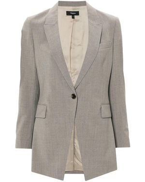Theory Mélange Effect Blazer - Grey