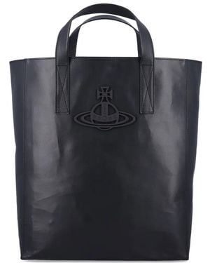 Vivienne Westwood Sarah ハンドバッグ M - ブルー