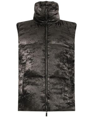 Moorer Fuente-Mte Quilted Gilet - Black