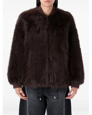 S.W.O.R.D Faux-Fur Jacket - Black