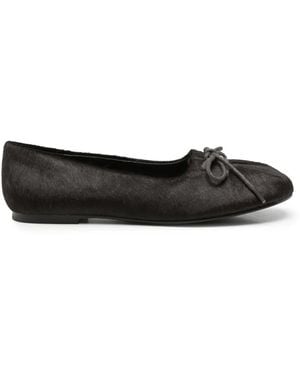 Bibi Lou Ballerines À Détail De Nœud - Black