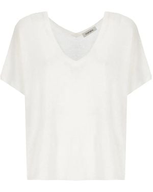 Kangra V-Neck Short-Sleeve T-Shirt - White