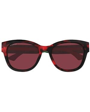 Gucci Zonnebril Met Vierkant Montuur - Bruin