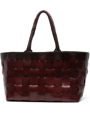 Dragon Diffusion Japan Leather Tote Bag - Purple
