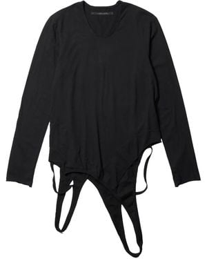 Julius Top Loop Membrane A Maniche Lunghe - Nero