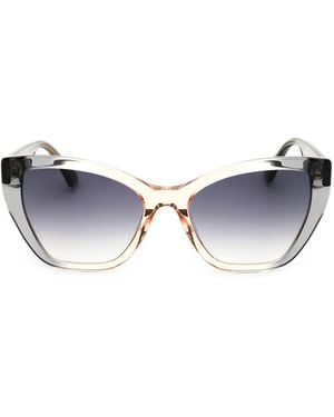 Moschino Cat-Eye Frame Sunglasses - Gray