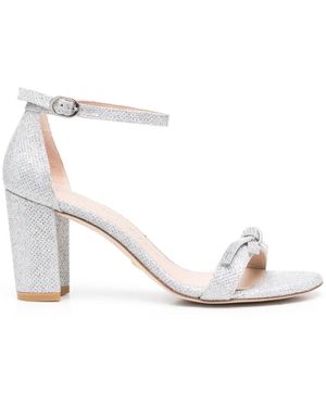 Stuart Weitzman 80Mm Nearlynude Sandals in Black Lyst UK