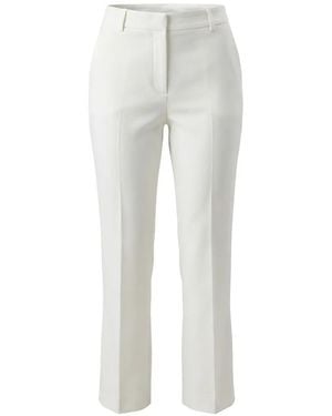 Valentino Garavani Pressed-Crease Tailored Trousers - White