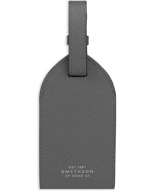 Smythson Targhetta Bagaglio - Grigio