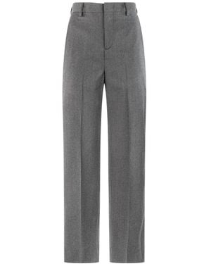 Briglia 1949 Pressed-Crease Tailored Pants - Gray