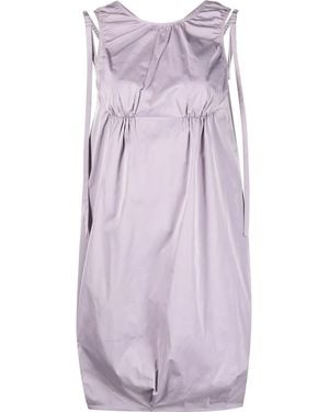 Sportmax V-Back Shift Dress - Purple