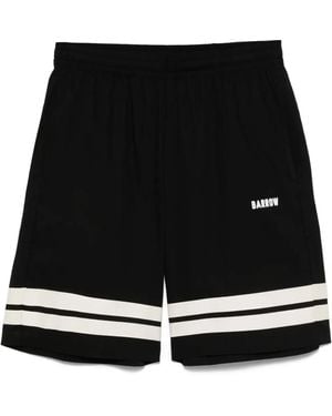 Barrow ポプリン ショートパンツ - ブラック