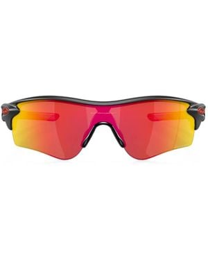 Oakley Radarlock Path Geometric-Frame Sunglasses - White