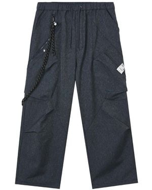 Musium Div. Panelled Cargo Trousers - Blue
