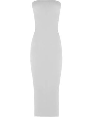 Wolford Shaping Fatal Midi-Jurk - Wit