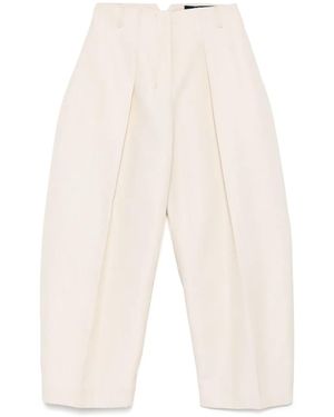 Jacquemus Le Pantalon Ovalo Trousers - White