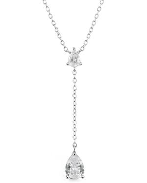 Velora Vie Tears Of Aphrodite Y-Chain Necklace - White