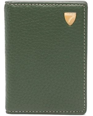 Aspinal of London Double-Fold Cardholder - Green
