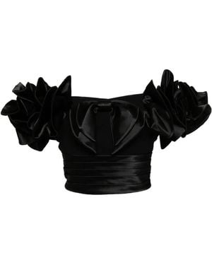 Saiid Kobeisy Ruffled Blouse - Black