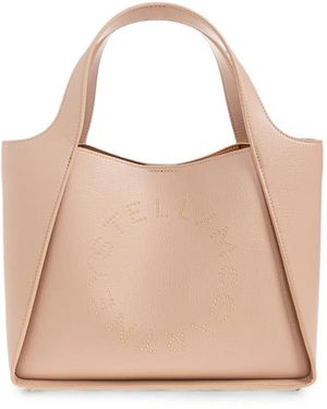 Stella McCartney Stella Logo Tote Bag - Natural