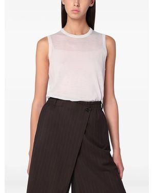 6397 Sleeveless T-Shirt - White