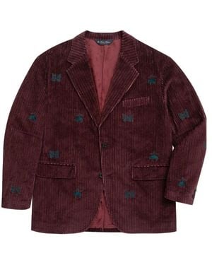 Brooks Brothers X Needles Embroidered Corduroy Sack Blazer