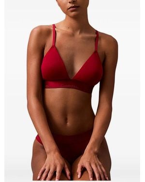 Calvin Klein Bh Aus Baumwolle - Rot