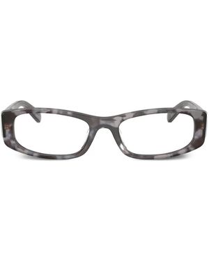 Vogue Gafas De Sol Con Montura Rectangular Y Efecto Carey - Blanco