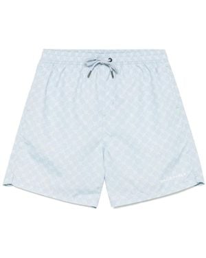 Daily Paper Logo Swim Shorts - Blue