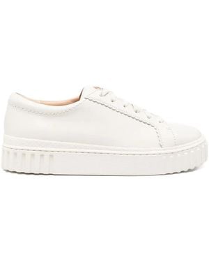 Clarks Mayhill Lace-up Platform Sneakers - ホワイト